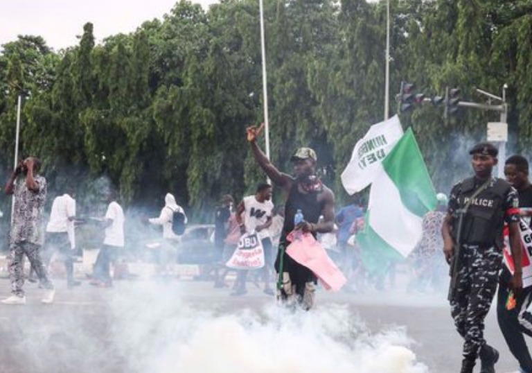 Protest Day 2: FCT Police teargas peaceful protesters in Berger